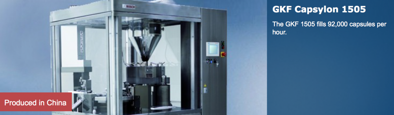 Gkf Capsylon 1505 Natural Product By Bosch Packaging Technology